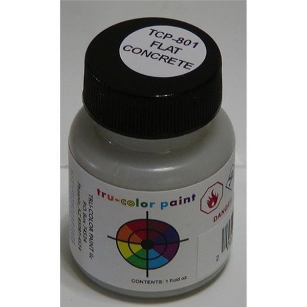 Tru-Color Paint Tru-Color Paint TCP801 1 oz Flat Concrete TCP801